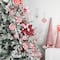 2.5ft. Red & White Striped Candy Cane Swirls and Pom Poms Christmas Garland